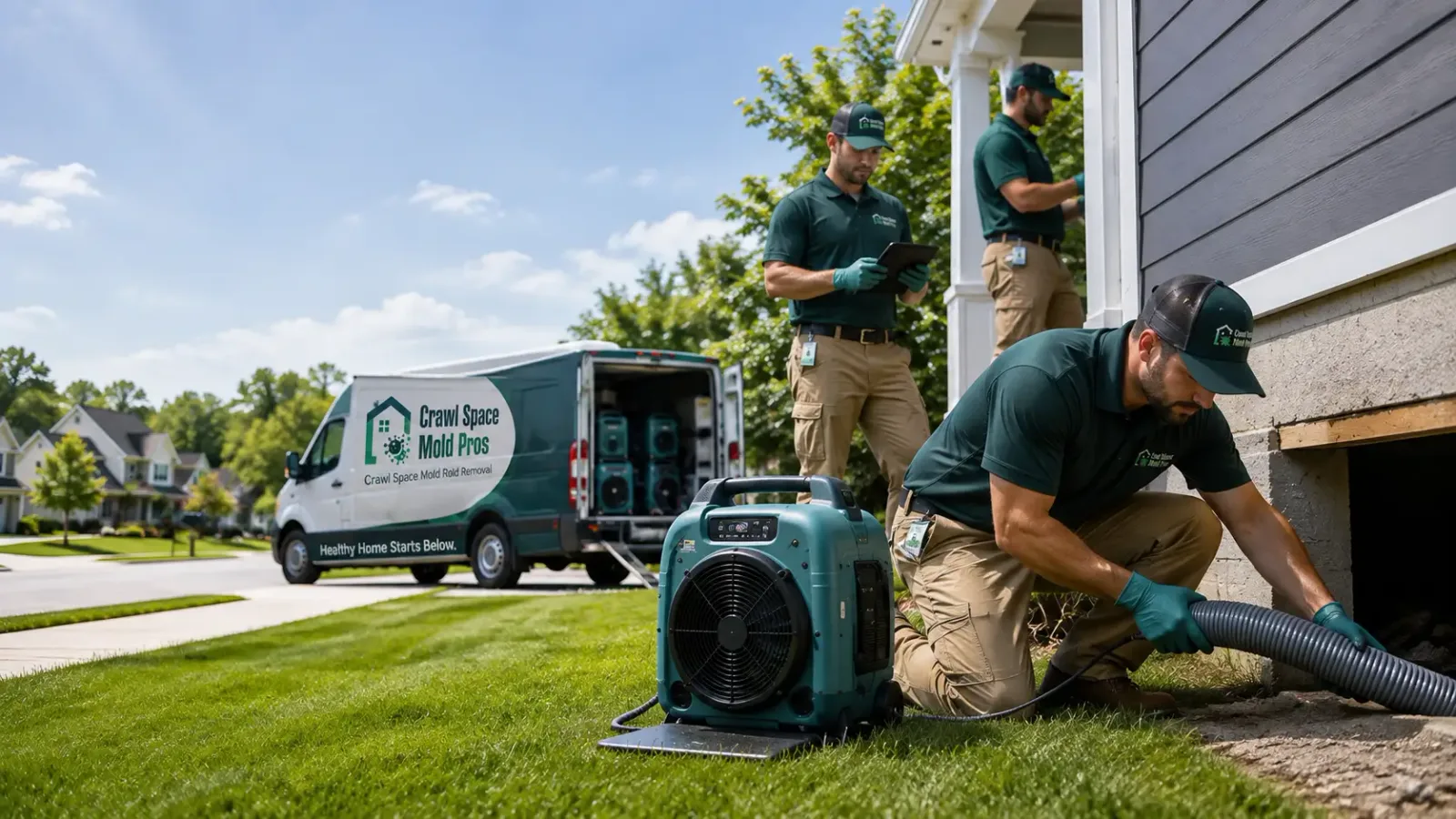 Crawl Space Mold Removal in Sabin, MN